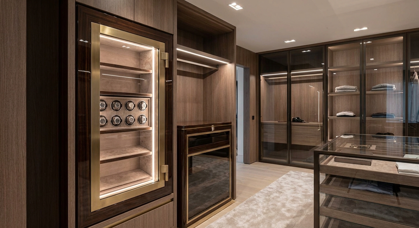 Luxury Safe Closet Installation