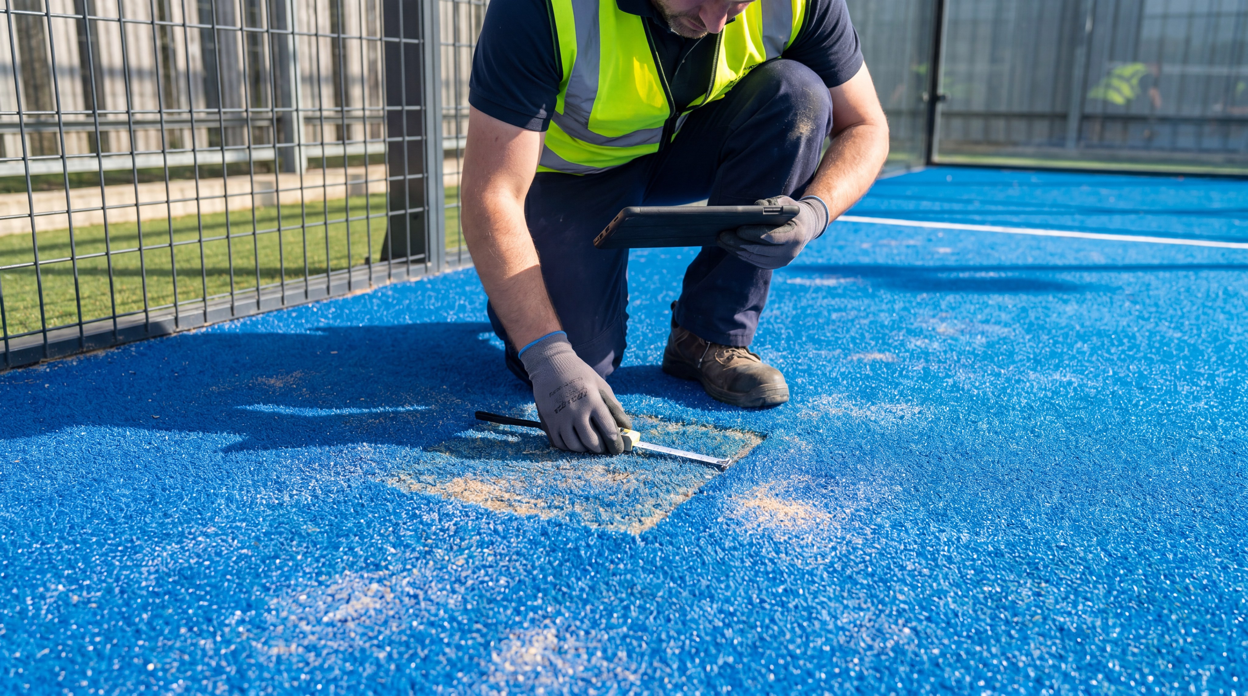 padel court safety walkthrough
