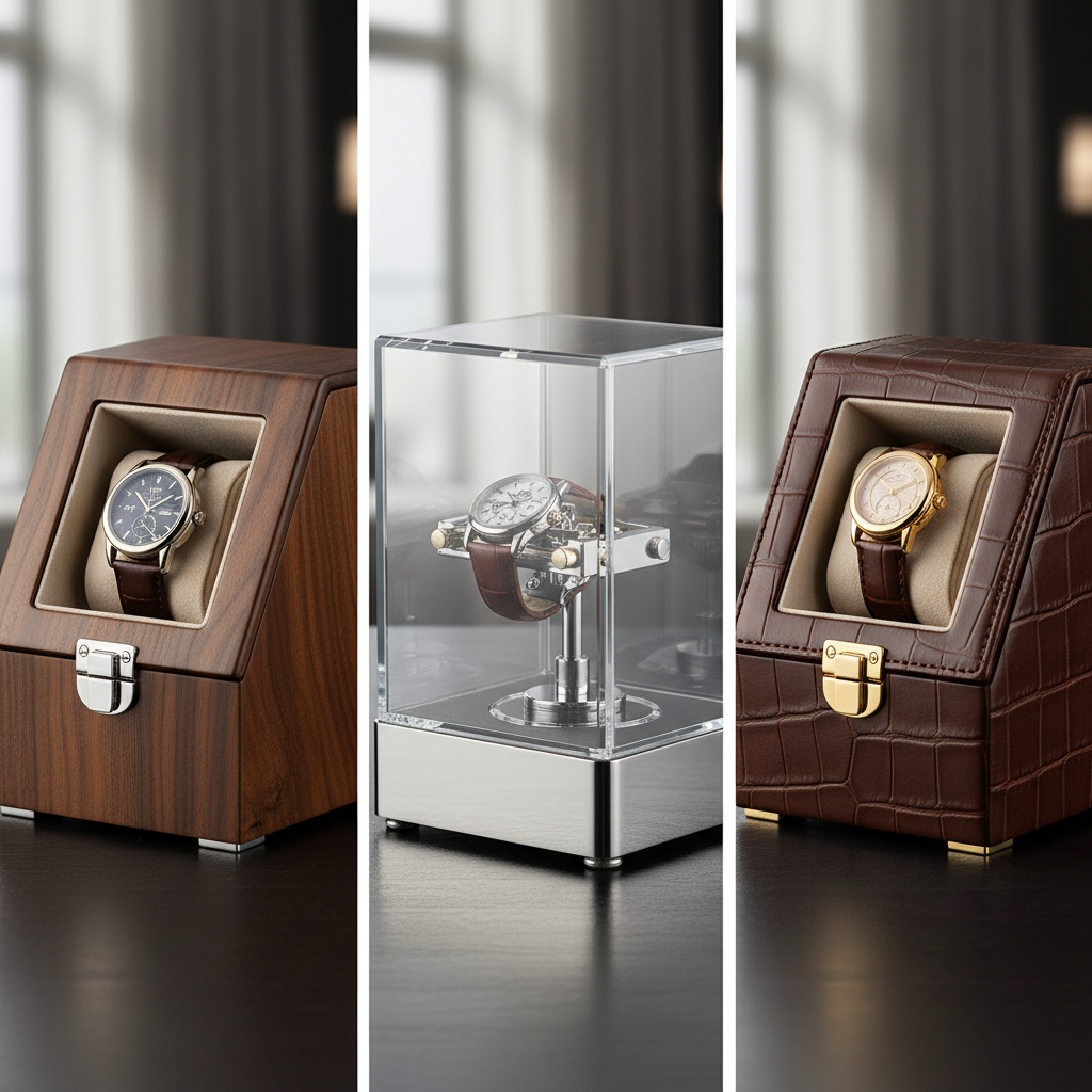 luxury watch winder materials comparison