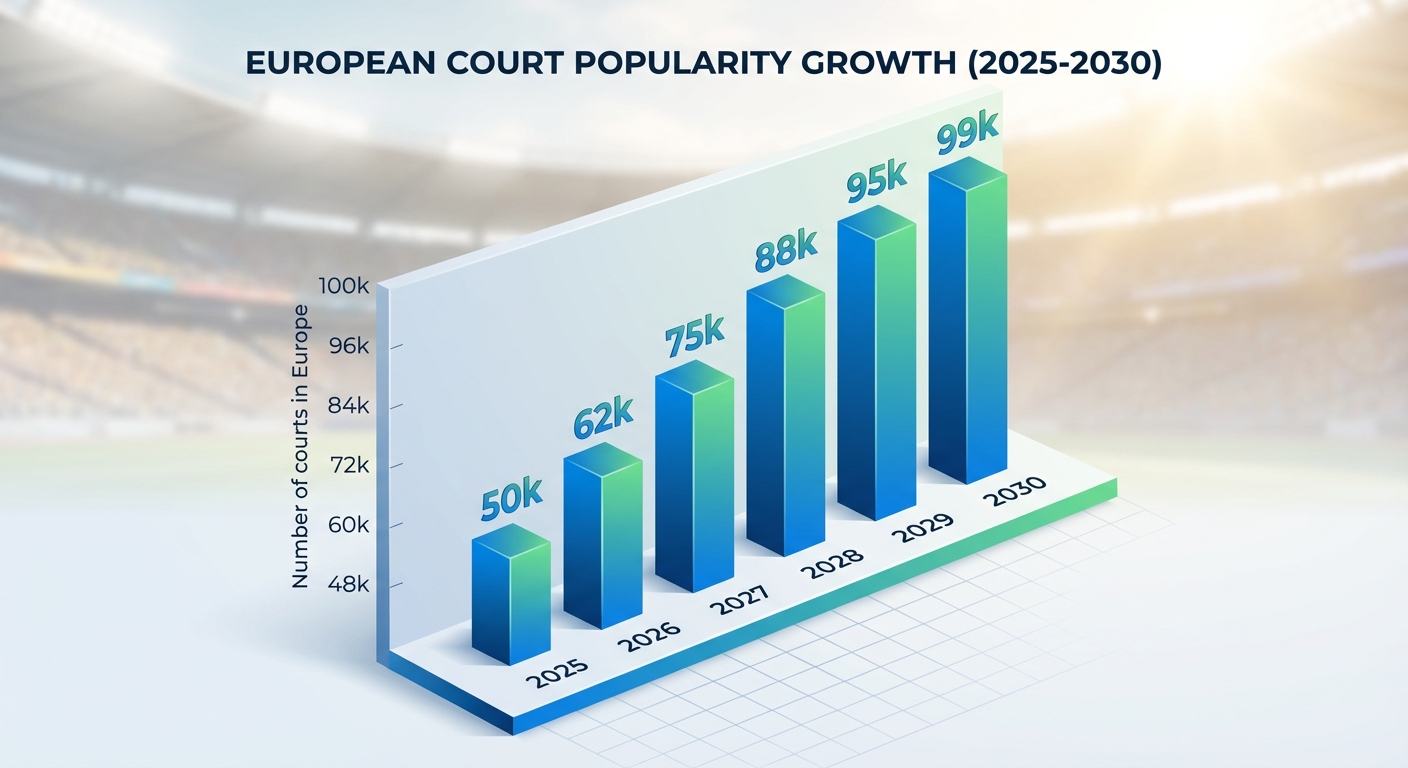 European court growth chart