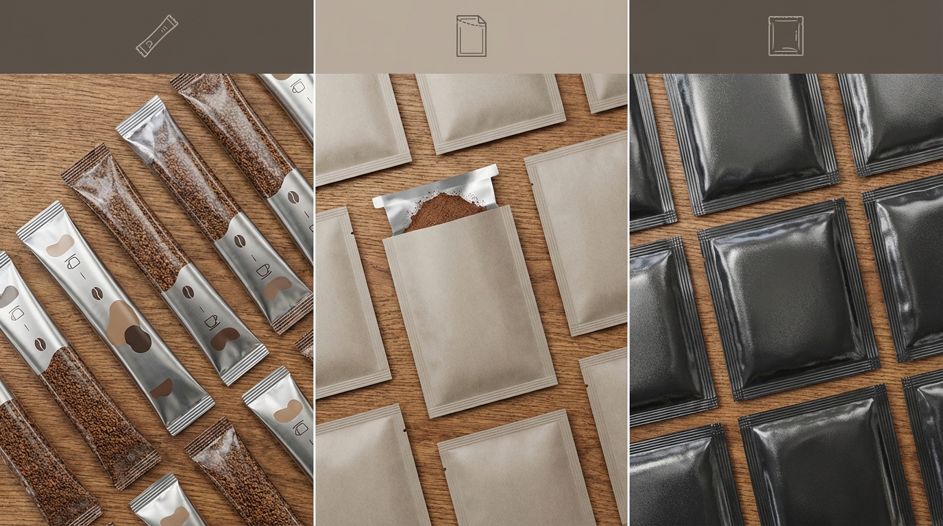 Compact footprint design of a stainless steel multi-lane powder packing machine